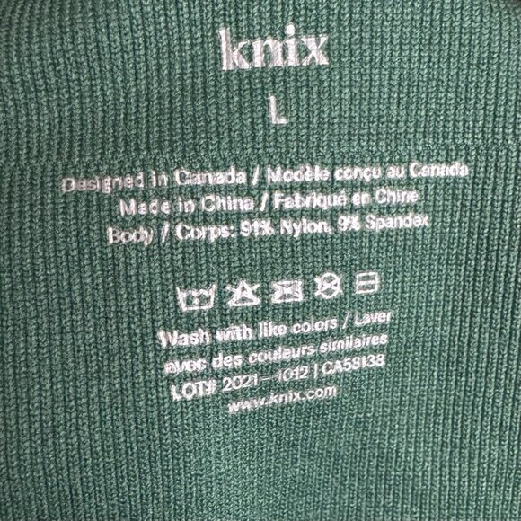 Knix - Good to Go Seamless Crop Tank in Peppermint (green) - Picture 4 of 7